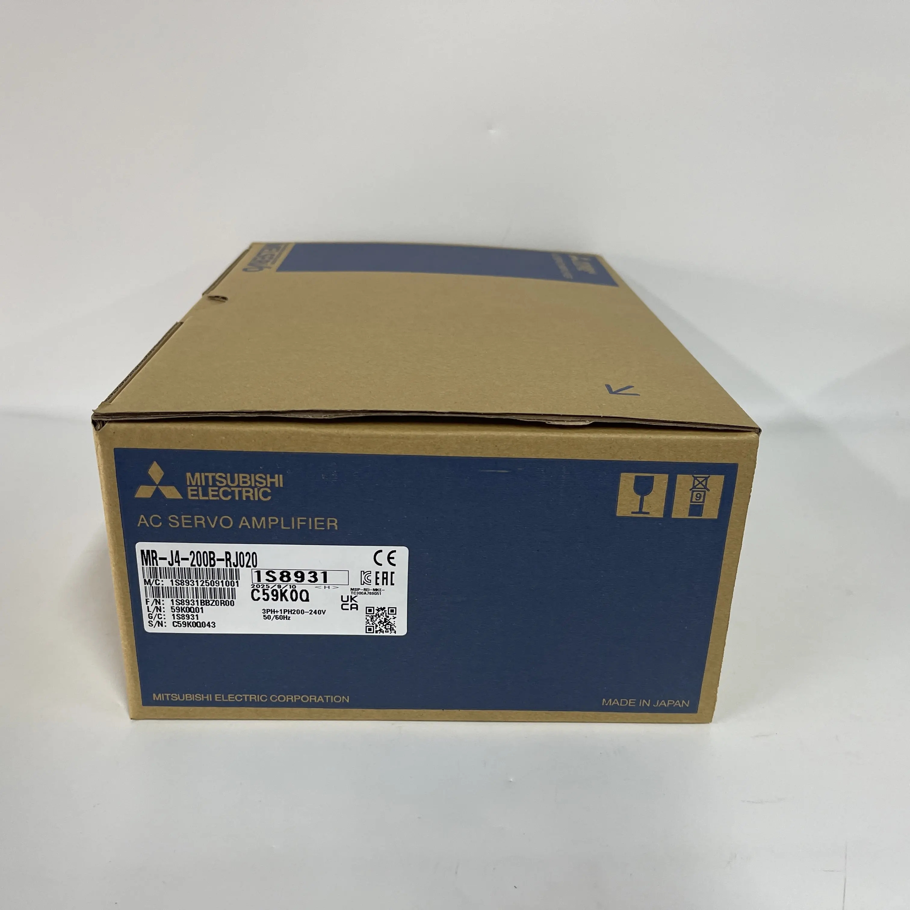 MITSUBISHI AC Servo Amplifier MR-J4 Series MR-J4-200B-RJ020