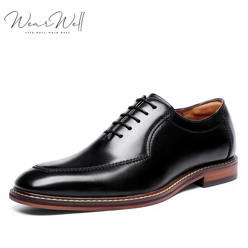 Business Men Oxford Shoes Top Quality Handmade Modern Casual Leather High Fashion