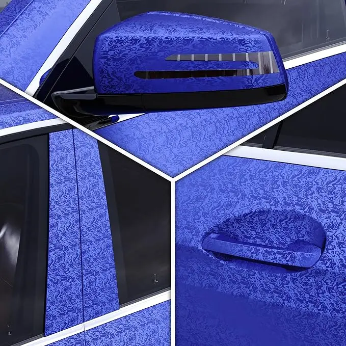Auto Recolor Film Universe Blue Body Interior PVC Factory Directly for Wholesale Export Foreign Trade Cross-border