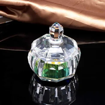 High Quality Multi-function K9 Clear Crystal/glass Jewel Trinket Box