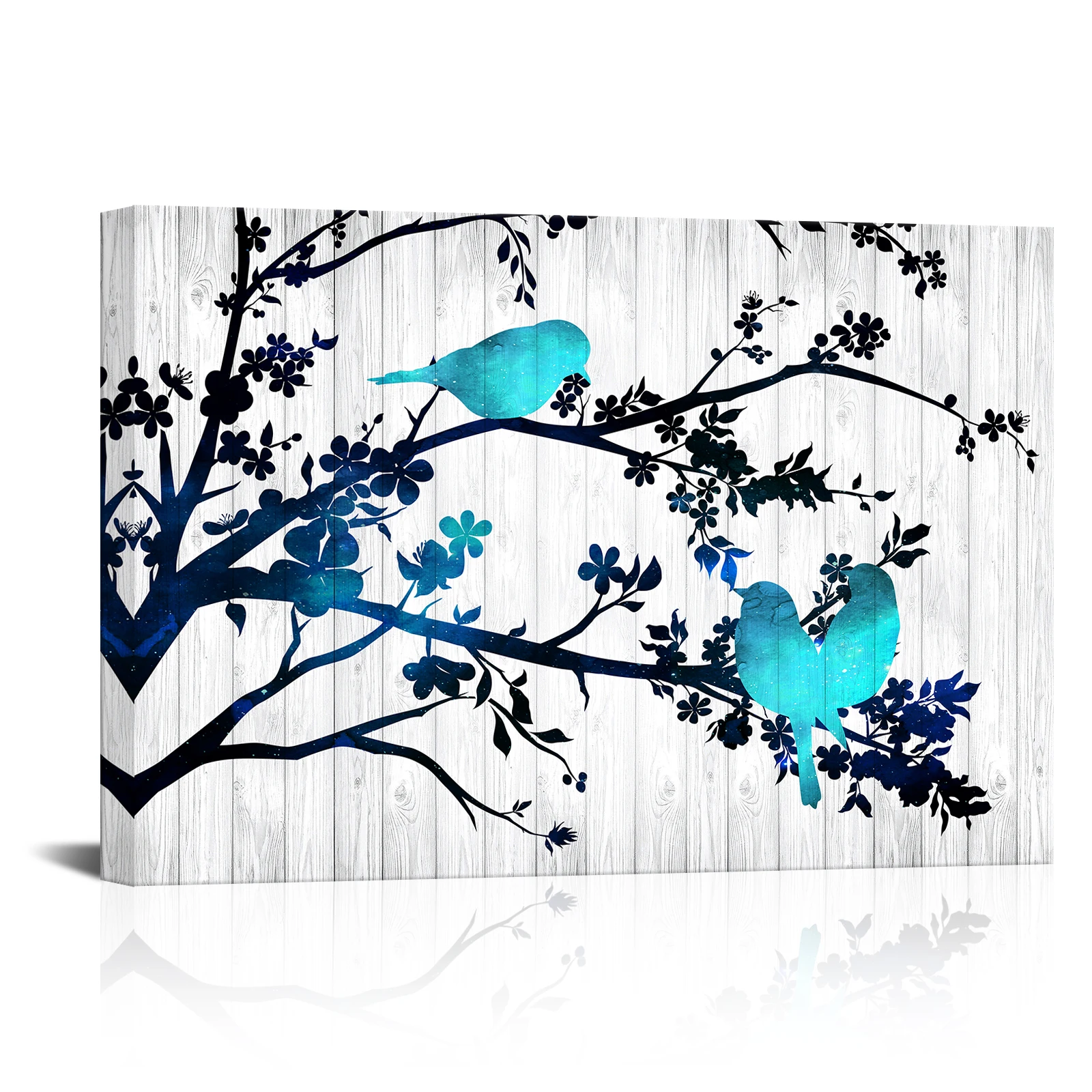 Beautiful Spring Abstract Blue Bird Black Flower Leaf Scenery Picture Painting Print Canvas Wall Art Wall Decoration Buy Bird Painting Flower Painting Bird Wall Art Product On Alibaba Com