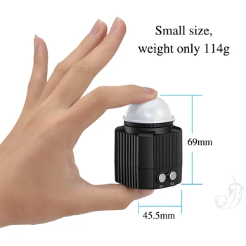 Diving Video Light Camera Photo Accessories Mini Pocket Waterproof 60M LED Beam Photography Fill Light 2000Lm 120 Beam Angle detail image