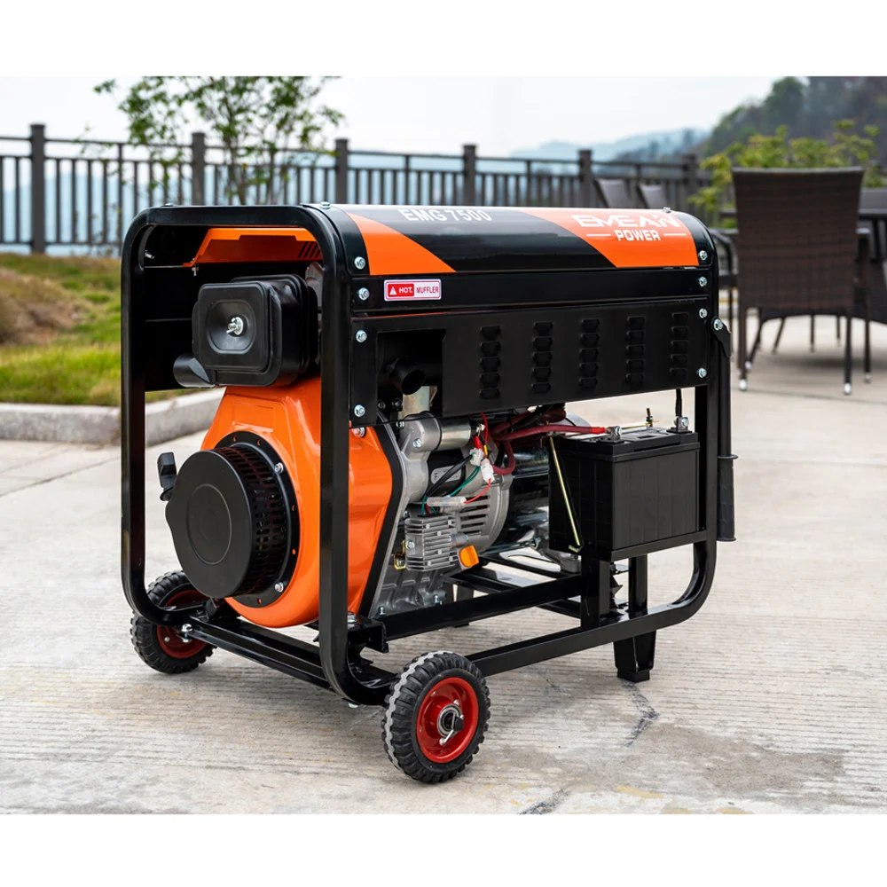 Manual of Generator for Home Etb 110v Price Dubai 5kva 5kw Silent diesel Generator Set