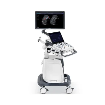 P25 Sonoscape Brand Trolley  Color Doppler Ultrasound Machine With Rotatable Control Panel and Five Probe Connectors