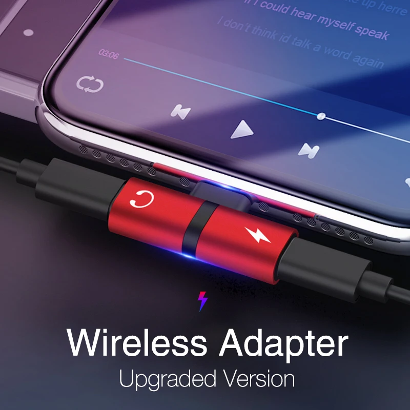 Адаптер 2 в 1 для наушников iphone XS MAX XR X 7 8 Plus 11 pro max