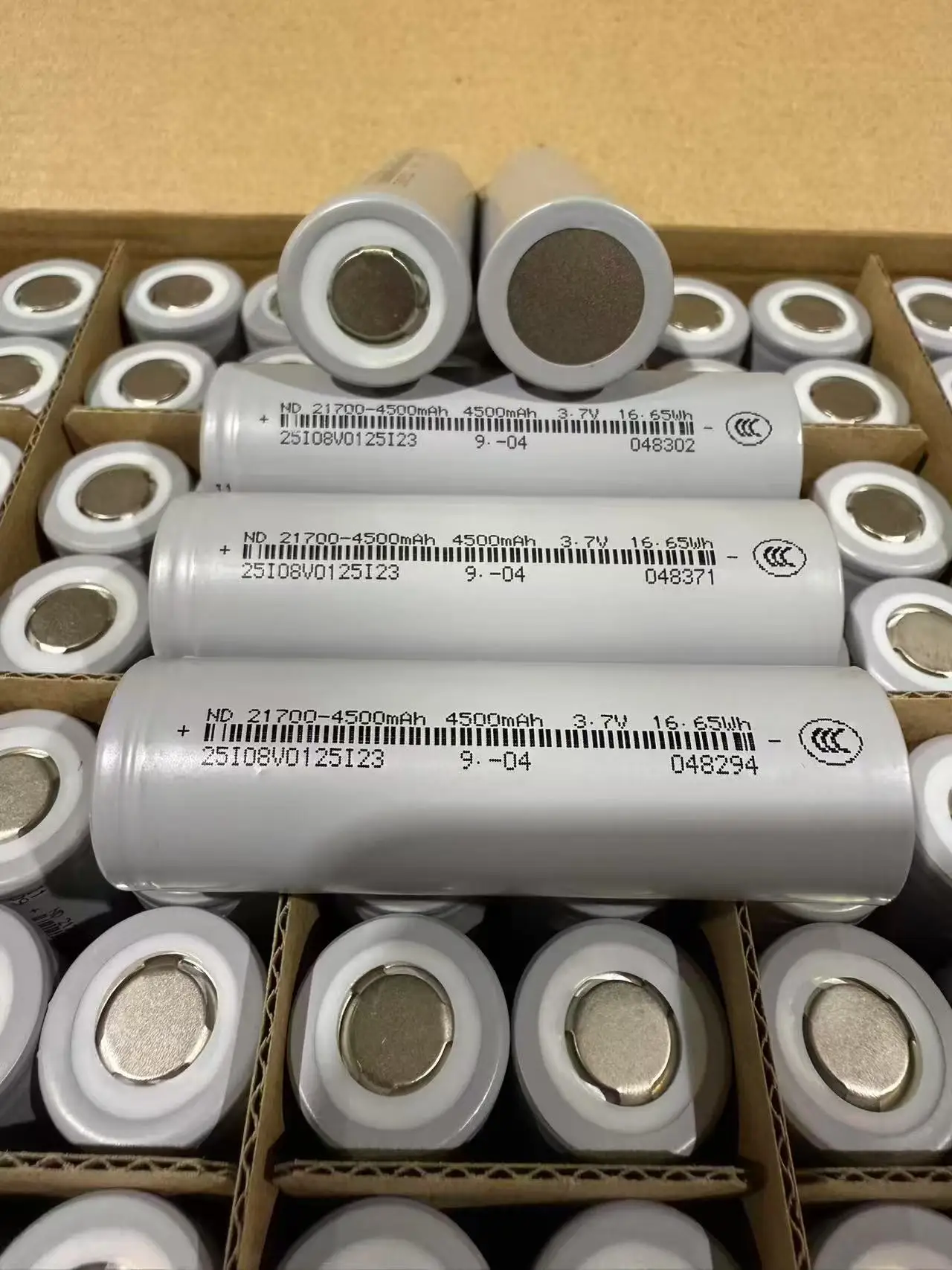 Norda ND21700 4500mAh 3C 3.7V 16.65Wh 21700 High Capacity
