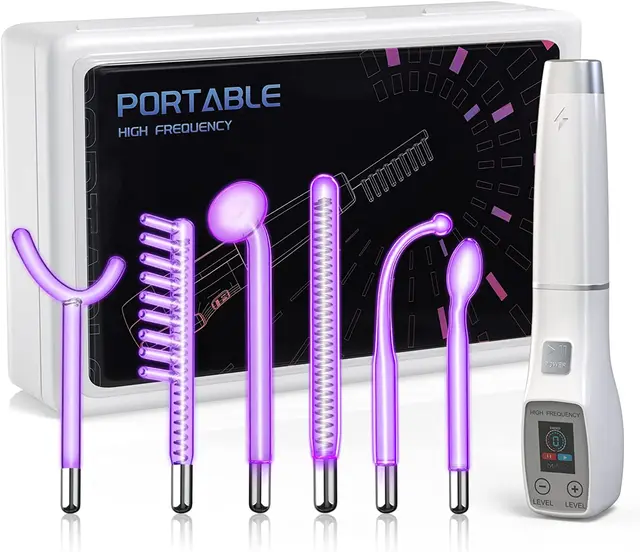 2023 Smart Panel 9 Level D'arsonval New Upgrade High Frequency Facial Machine Most Popular Skin Care Therapy Wand