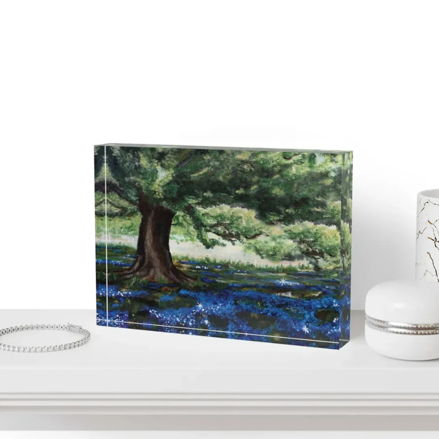 UV Printed 4x6 Custom Acrylic Logo Art Photo Display Block Blank Cube Block