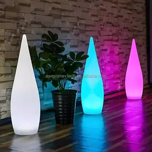 LED Luminous Water Drop Outdoor Rechargeable Hotel Courtyard Shop Garden Lawn Creative Decorative Lamp Light