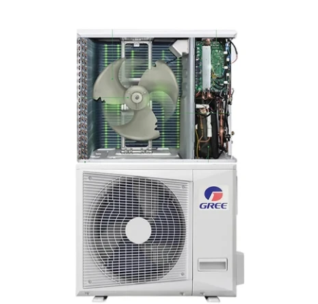 1.5 Ton 2HP 18000Btu Split System AC Unit Indoor Electric Fireplace Outdoor Installation Freestanding