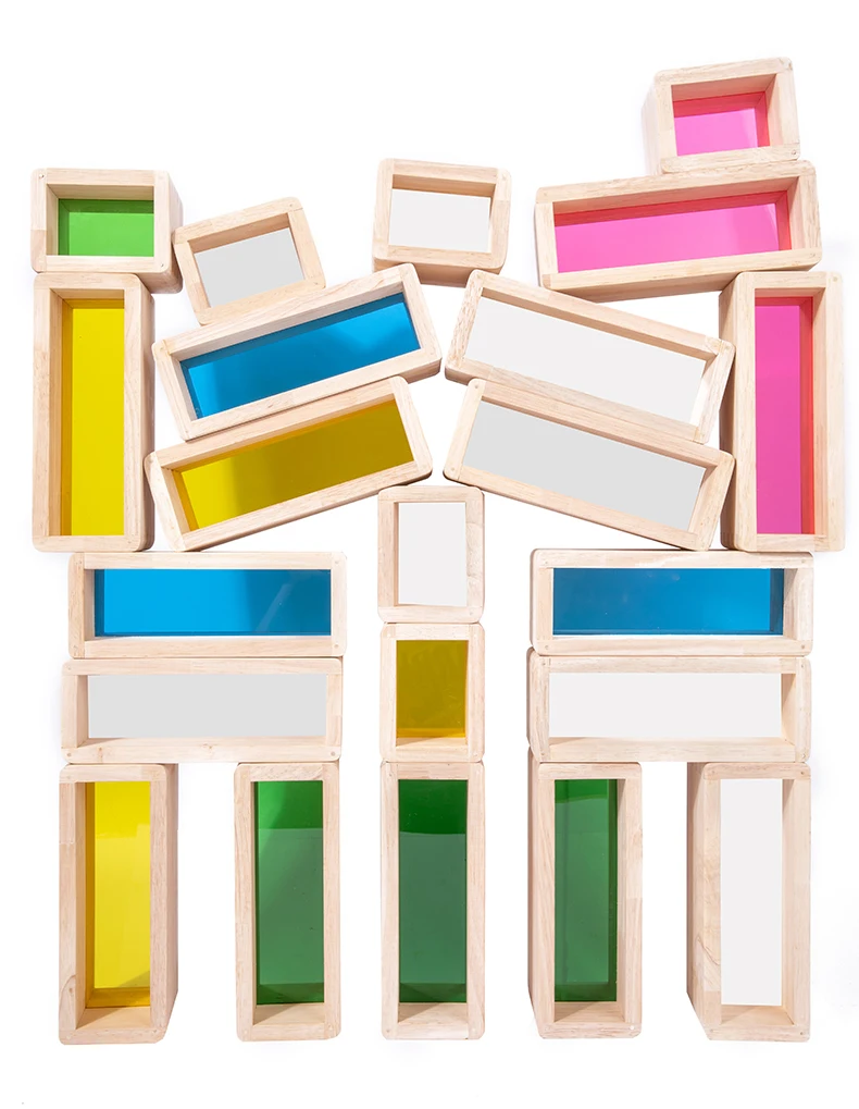 Acrylic Rainbow Building Block