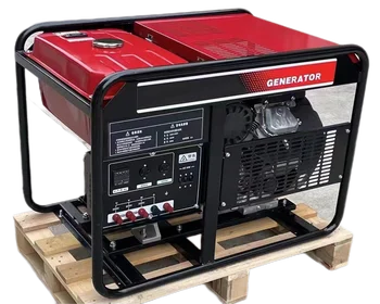 JC LPG NG Propane 6KW 10KW 12KW Single 3 Phase Gas Generator Set  Electric Power Open Frame Portable Generator 5-15KW