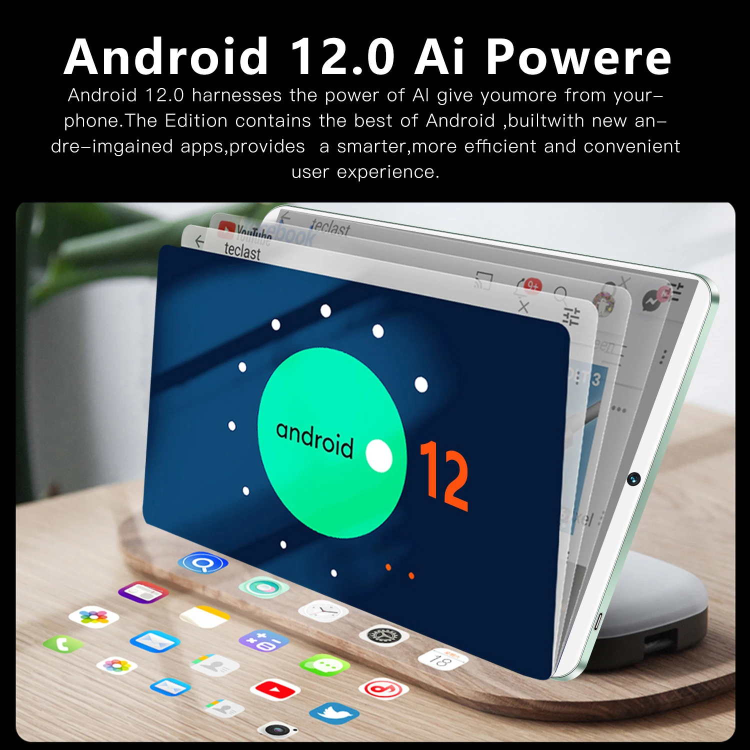 16GB+1TB Dual SIM Android Tablet 10.1 Inch Pro 14 Brand Educational Phone Call Feature