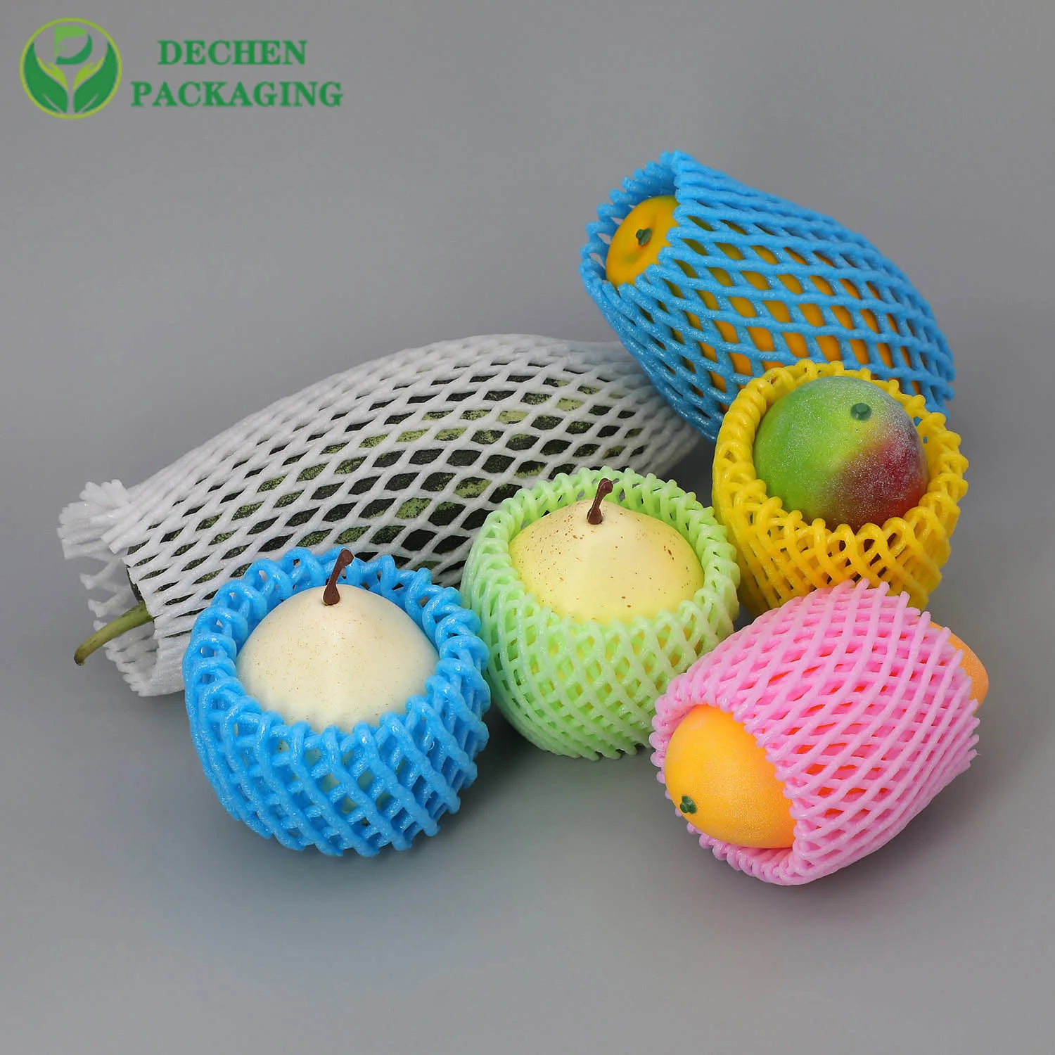 Epe Net Extruded Packaging Nets Fruit Foam Netting