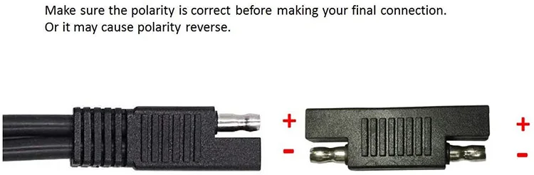 12v Sae Adapter Connectors Sae To Sae Plug For Quick Disconnect Extension Cable