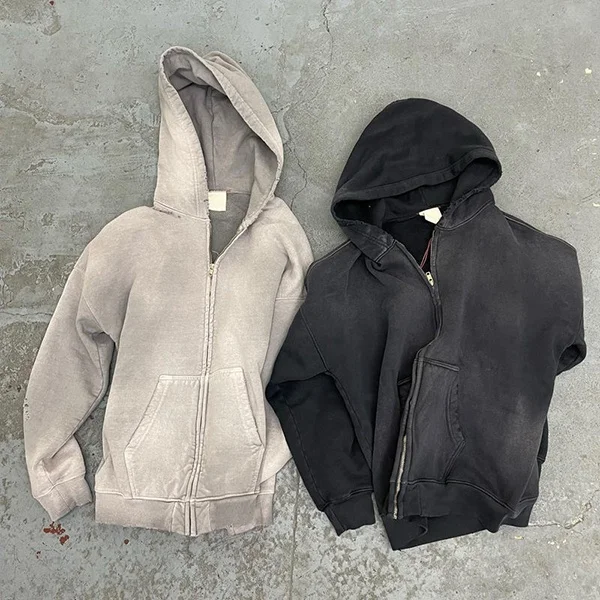 【COSYHARU】Mash Varsity two-way string zip-up hoodie COSYHARU (コシハル) - マッシュバーシティツーウェイストリング