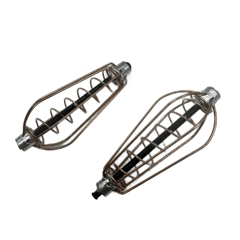 Carp Fishing Bait Holder Brass Lead Weights Spring Feeder