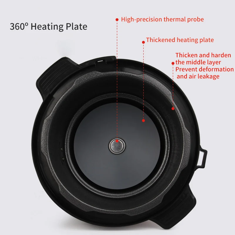 5L  Home Kitchen Appliance Multi Cooker Safety Protection System Stainless Steel Inner Pot Electric Pressure Cooker
