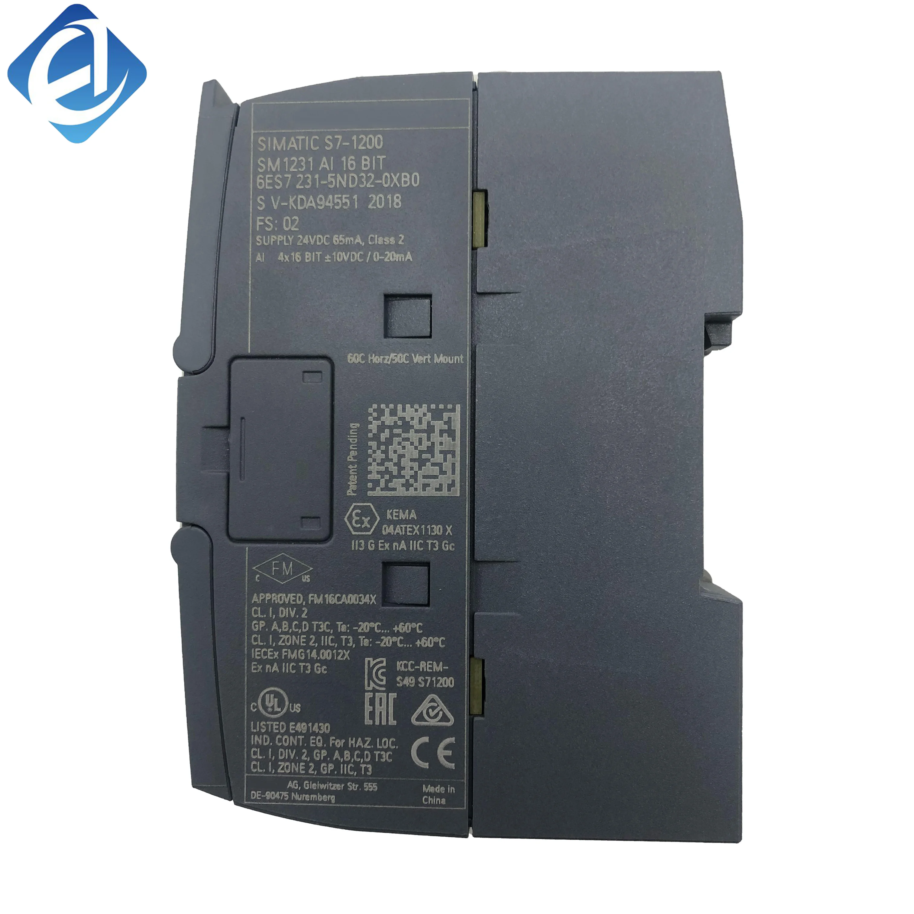 New Original 6ES7231-5ND32-0XB0 6es7235nd320xb0 S7-1200 Analog Input Module Stock in Warehouse