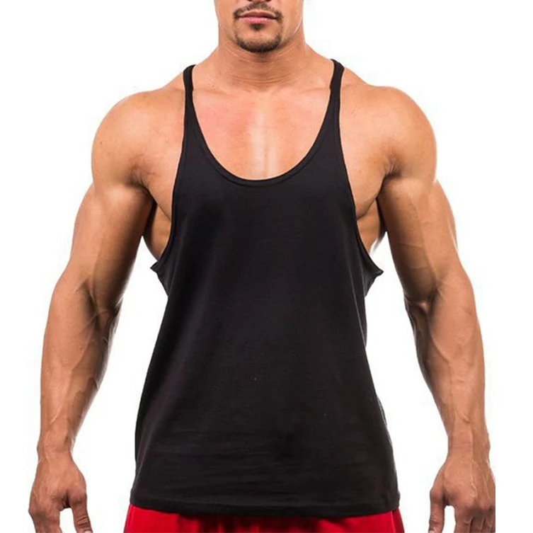Custom Muscle Fitness Bodybuilding Gym Clothing Male Sleeveless Vest ...