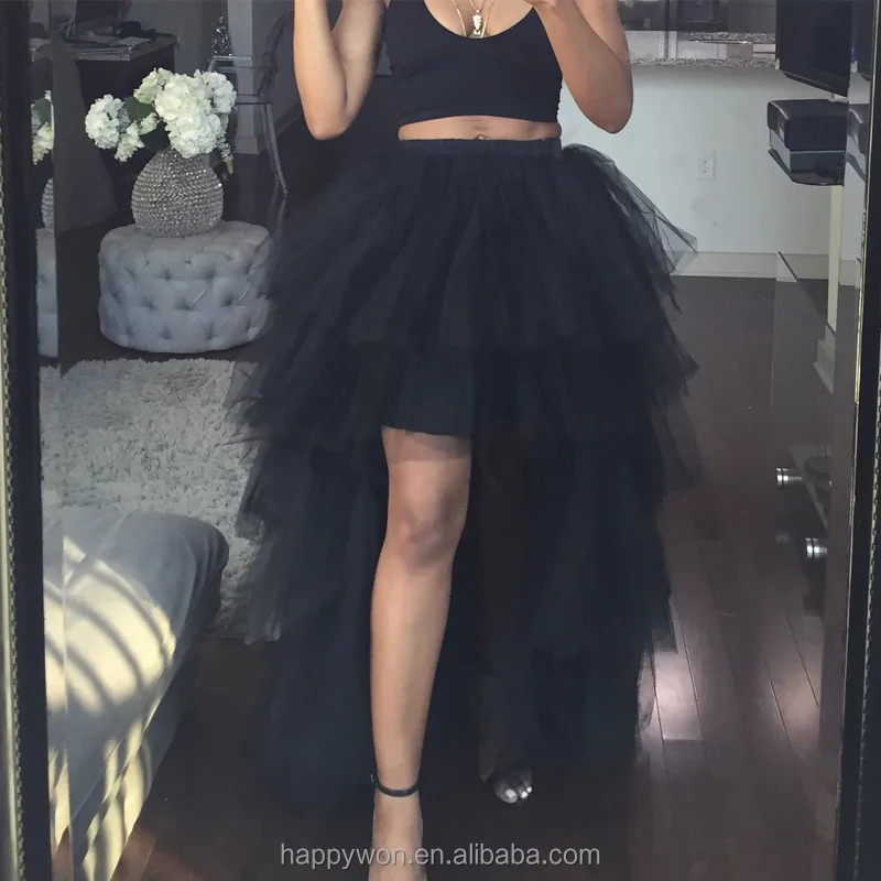 long maxi tulle skirt