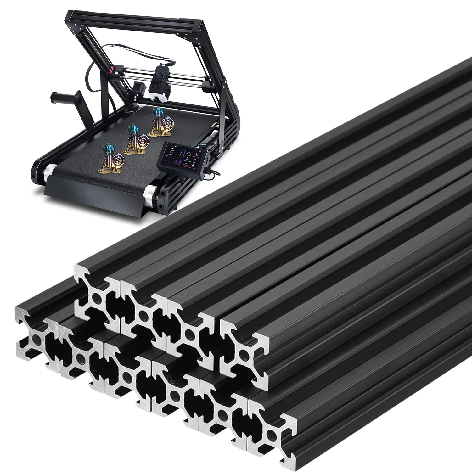 High Quality Industrial Aluminum Profile 4040C 2.0 Thick Flat Equipment Rack European Norm Compliant