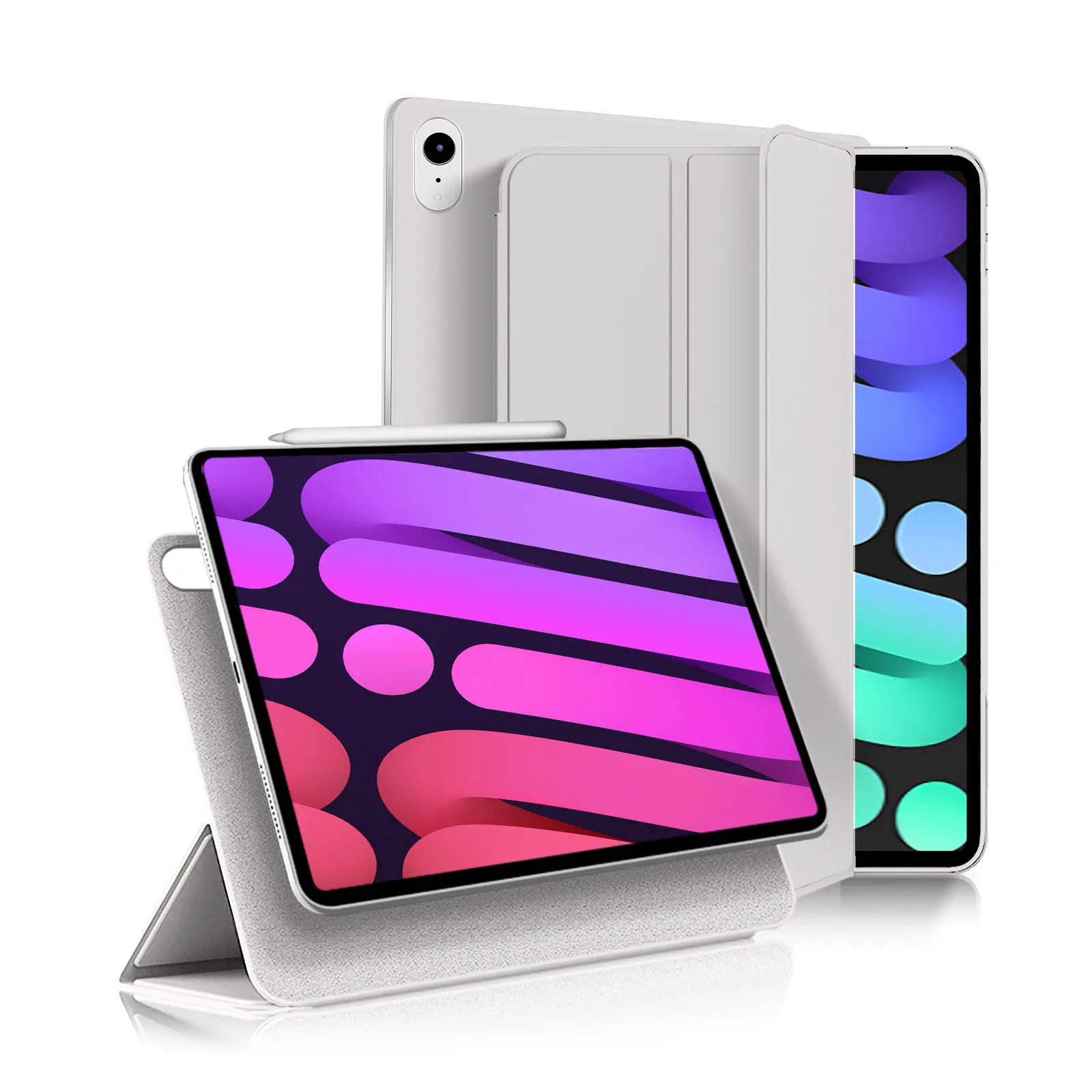 Laudtec Ultra Slim PU Leather Tablet Case for iPad Pro 11 1st/2nd/3rd/4th Generation with Shockproof Cover Flip and Pen Slot