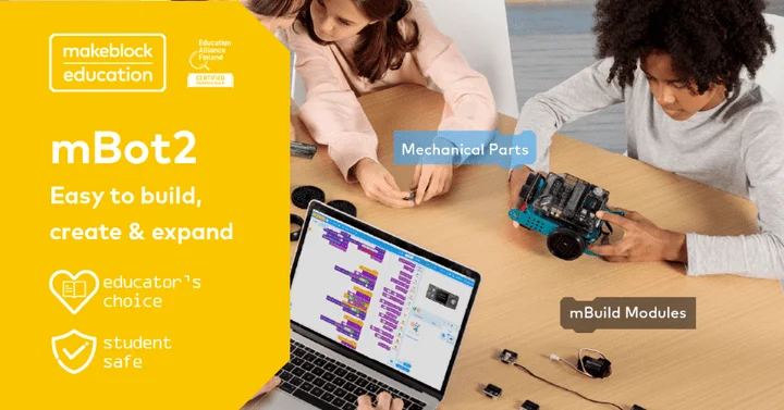 Makeblock mBot Neo mBot 2 Remote Control Wifi Programmable Robotics Kit mBot2 Scratch and Python Coding Car