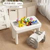 Bloques de construcción mesa-coche-silla-bloques de animales-7245515