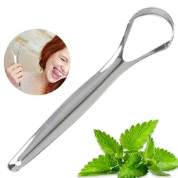 Лидер продаж, скребок для языка из нержавеющей стали с личной этикеткой, скребок для языка из нержавеющей стали для очистки полости рта