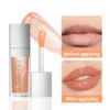 Naranja brillante con glitter que cambia de 8 colores.