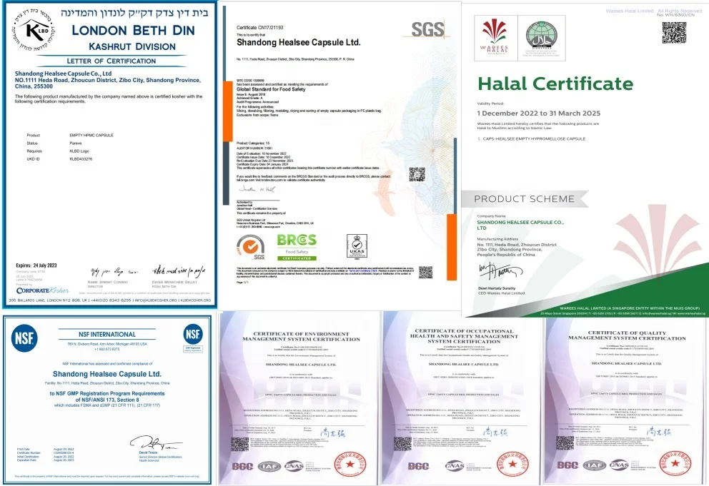 Пустые раздельные ваганские капсулы для порошка