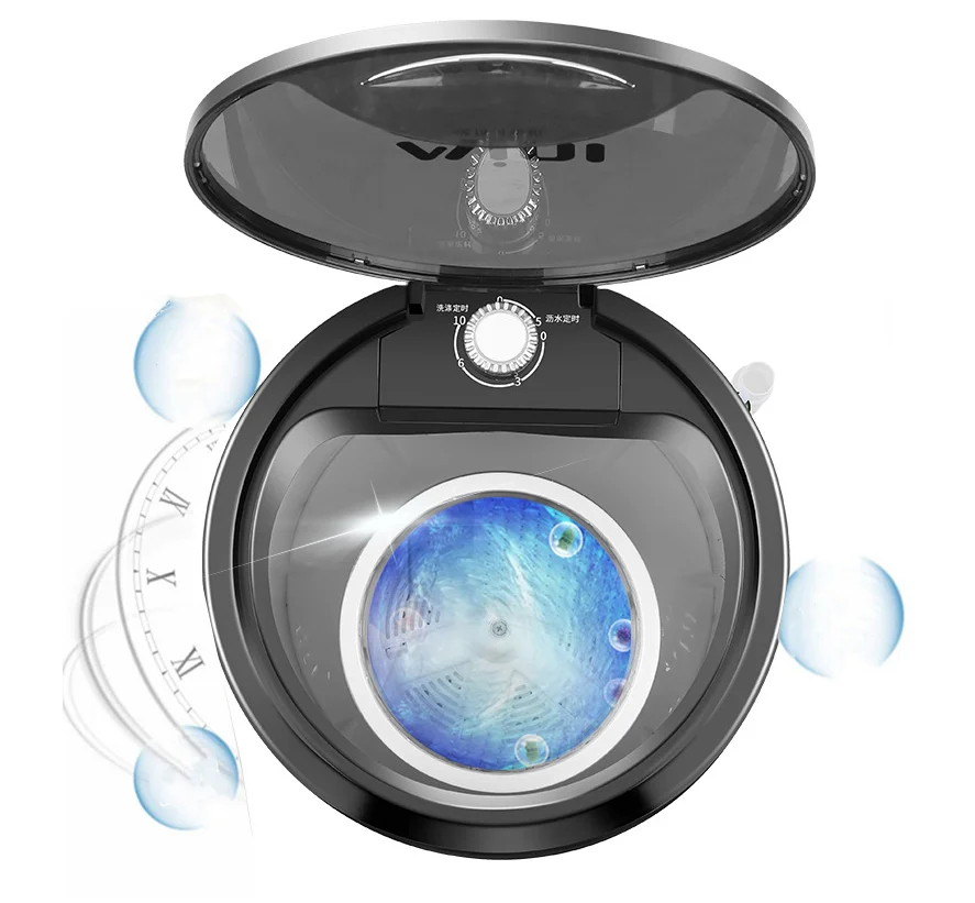 Blu-Ray бактериостатическая портативная мини стиральная машина Домашнее автоматическое общежитие детское нижнее белье