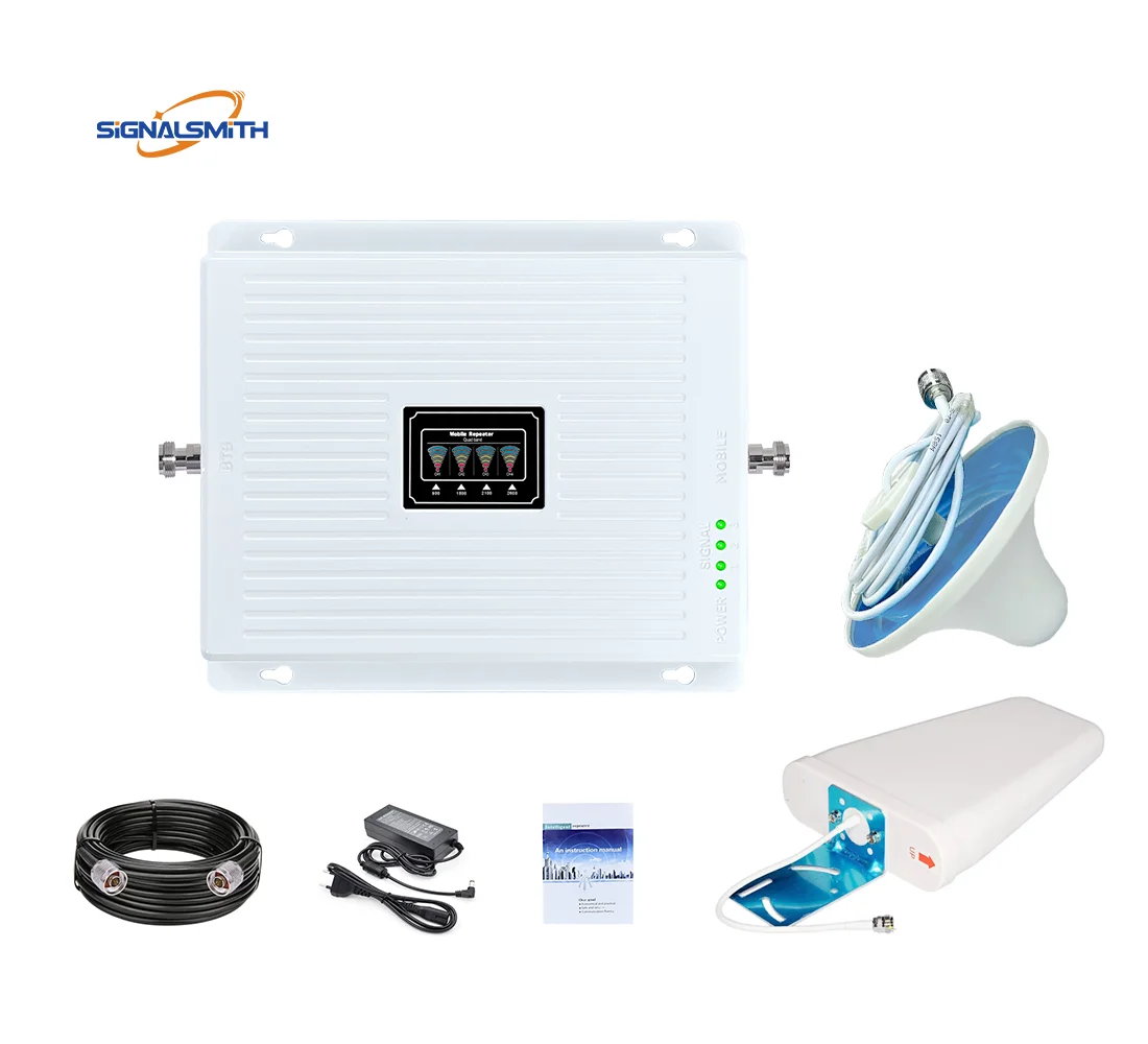 New Shell Band Cell Phone Signal Booster 850 9001800 2100MHz