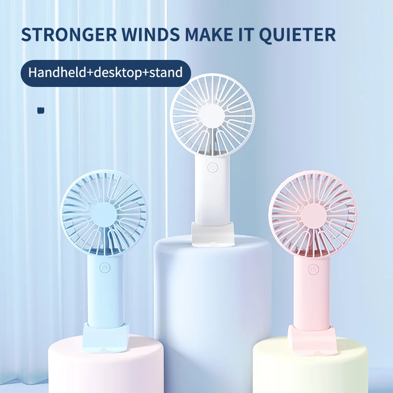 Mini Outdoor Electric Folding Small Handheld Rechargeable Battery Usb Handy Pocket Foldable Mini Portable Fans