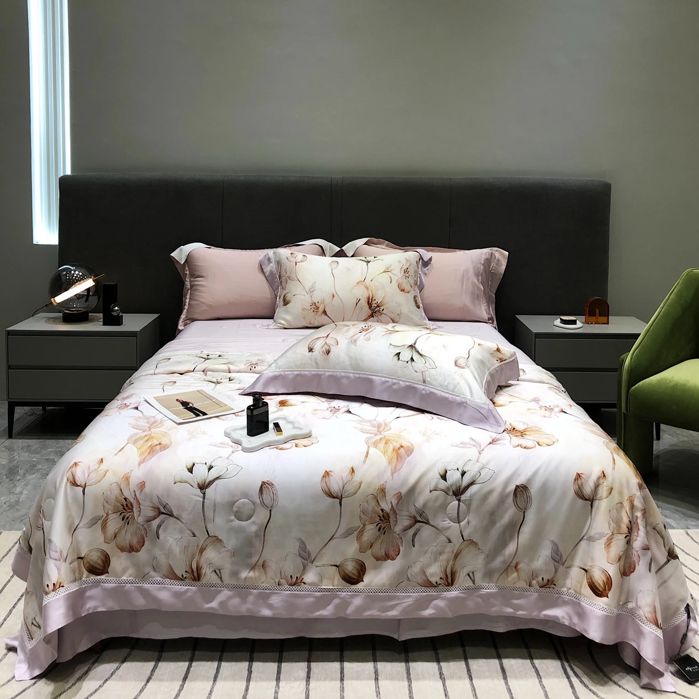 100 Organic Tencel Lyocell Bedding Set Bedsheet Set Hot Sale Product