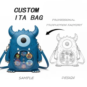 Custom Monster Shape Ita Bag Emotional Anime Tote Themed Character Bag With Low Moq Samples Itabag