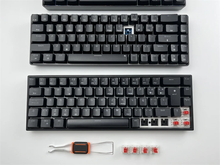 Factory Wired Backlight USB Computer Accessories Colorful 68 Keys Multi-Function Game Keyboard