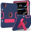 Azul marino + rojo rosa