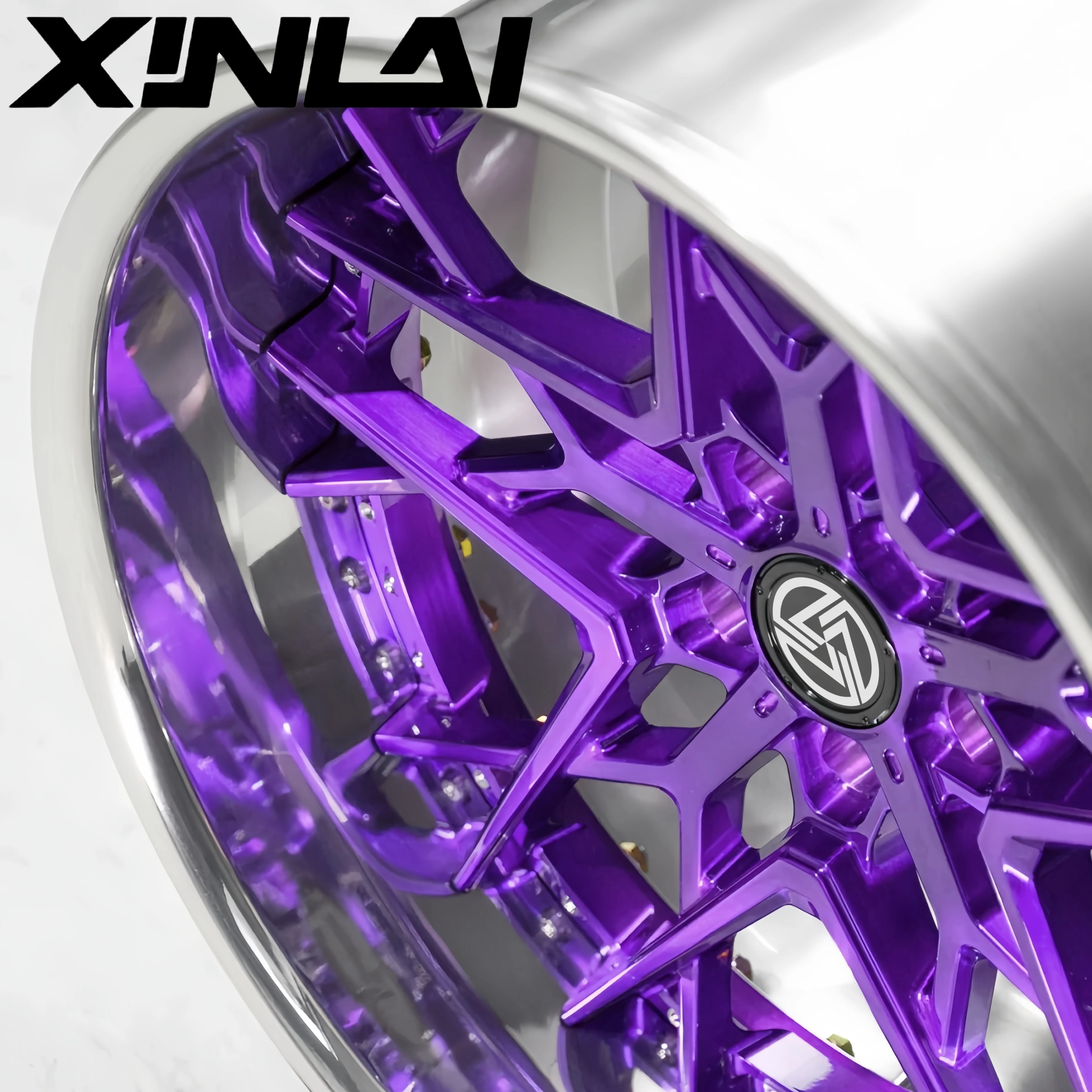 XINL Hot Sale 2 Piece Forged Brushed Polished Custom Car Wheel 5x112 5x120 5x114.3 18 19 20 21 22 Inch Wheel for Racing - Image 2