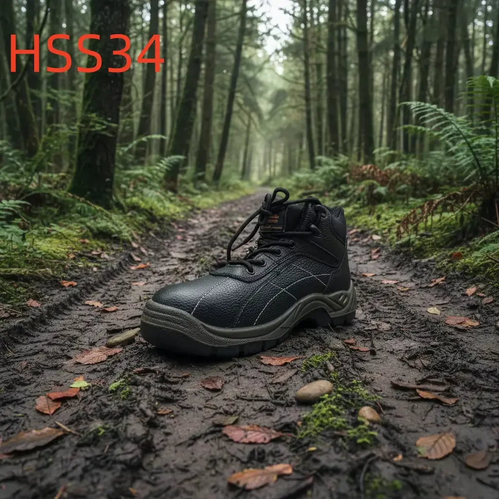 ZYF,Sorting Center Anti-nail Safety Footwear with Electrical Alloy Toe Wind Farm Acid&alkali Resistant Sole Work Boots HSS34