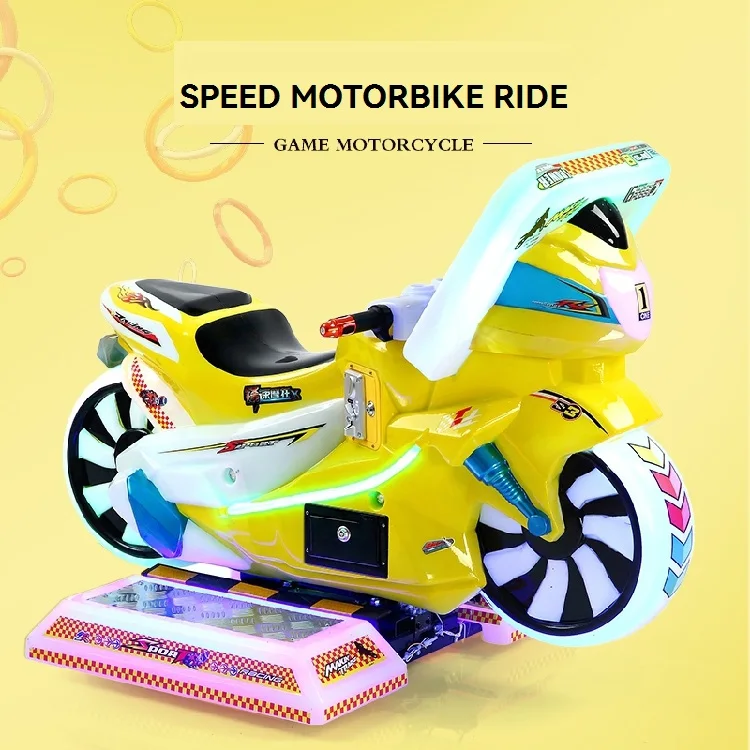 Amusement Park Coin Operated Simulator Motorcycle Arcade Game Motor