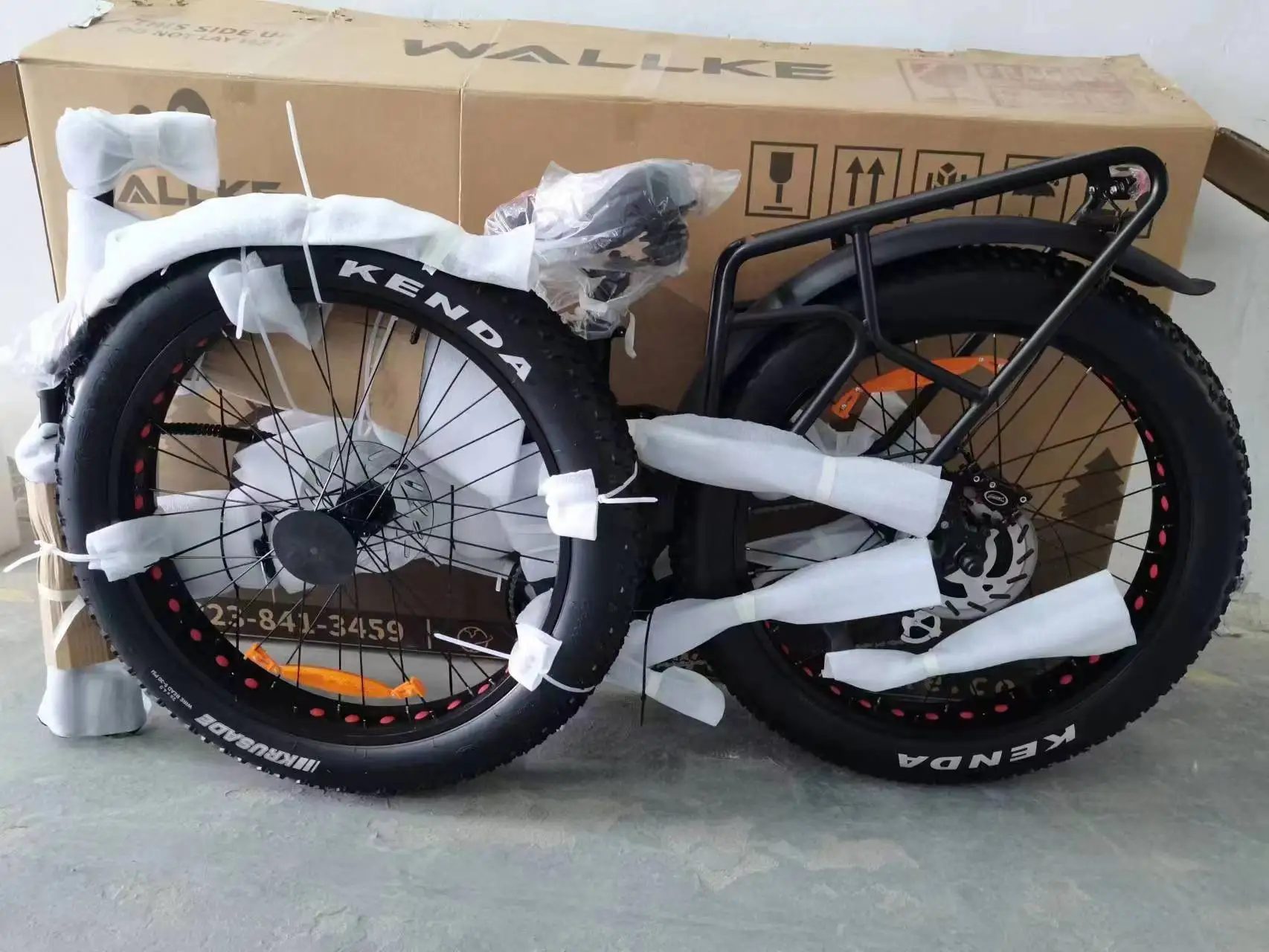 Long Range Powerful 26 Inch Fat Tire Folding Bicycle Electric Mountain