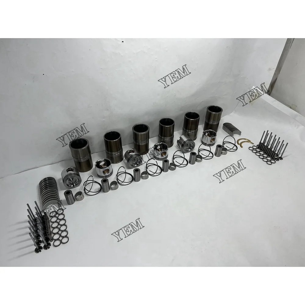C12 Engine Cylinder Liner Kit With Engine Bearings Set Valves for Caterpillar Aftermarket Engine Parts 3