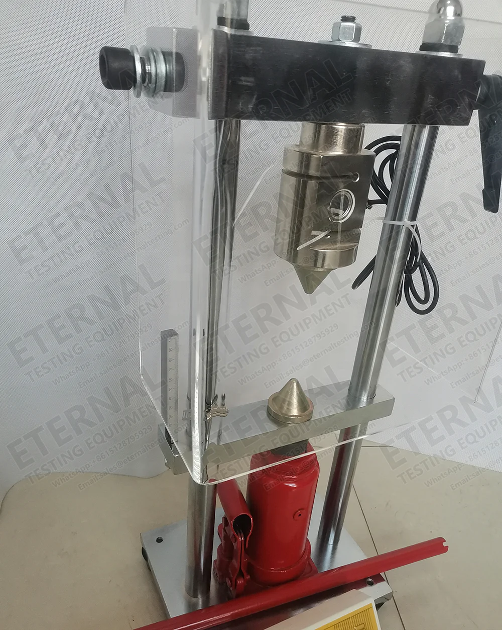 1-Year Warranty Digital Rock Point Load Test Apparatus With LED Display ASTM Standard Lab Equipment for Machine Measurement Use