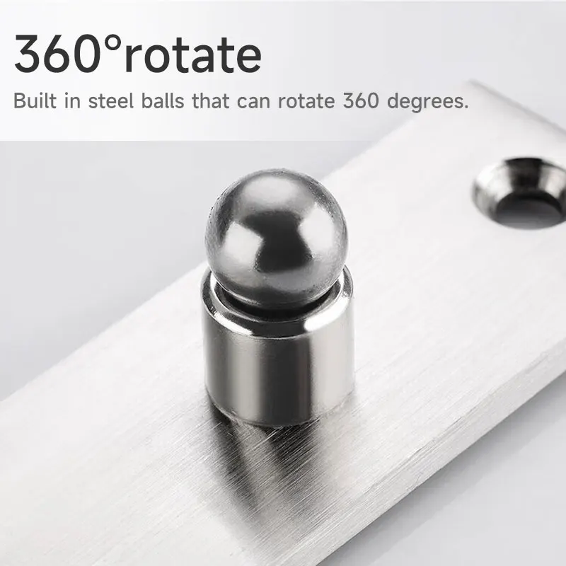 High Quality 360 Degree Rotation Stainless Steel Oversize Hinge Heavy Duty Bearing Pivot for 60KG 80KG 250KG Door & Window Use