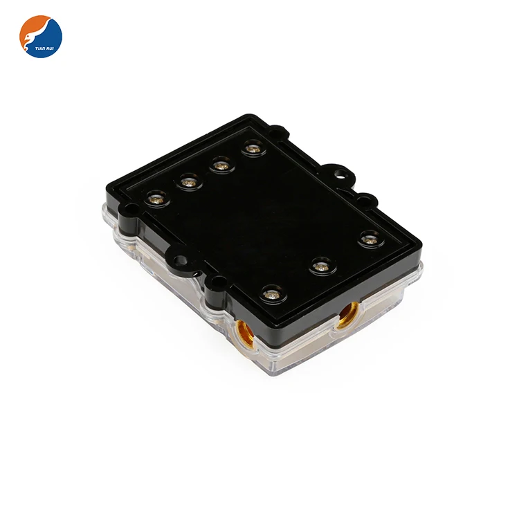 Fuse Box 32v Amomd 12 Way DC 32V Fuse Block Mega Terminal Block Fuse Holder Box With 12 Way Negative Bus Bar