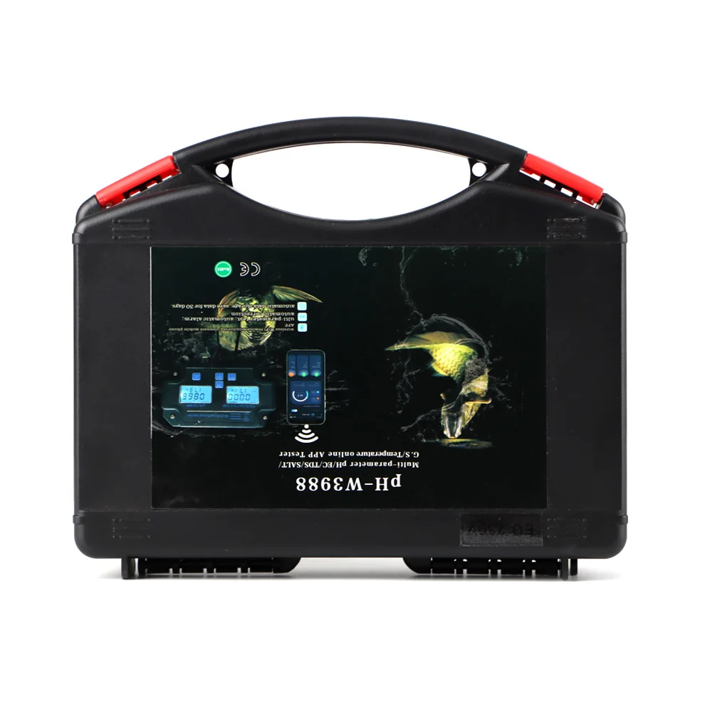 Portable Digital Wireless 4 In 1 Soil Moisture PH Light Temperature Meter
