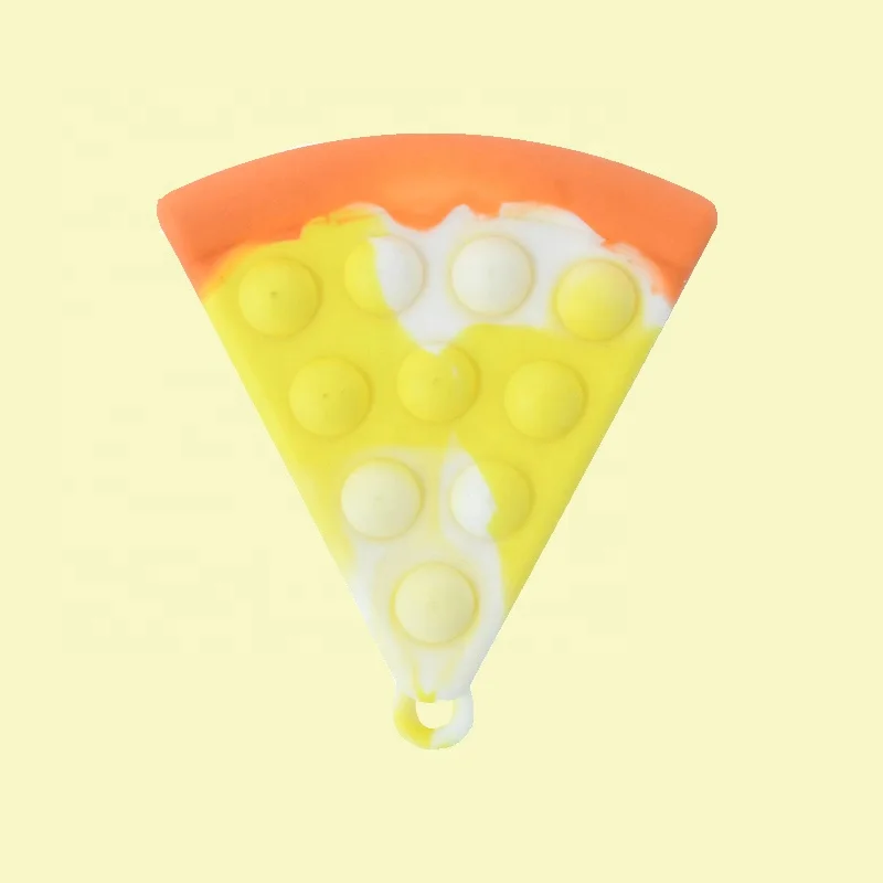 Силиконовая пузырьковая игрушка-антистресс для пиццы C сенсорные игрушки-непоседы детей и взрослых снятие стресса силиконовая сжимаемая игрушка