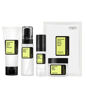 Hot Sale Snail Mucin Skin Care Set Anti-Aging Anti-Wrinkles Lightening Hydrating Facial Toner Cream for Face Whitening All Skin